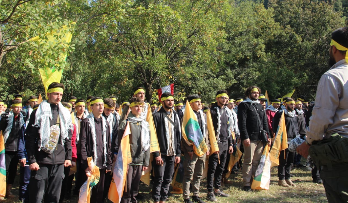 مسير لطلاب التعبئة التربوية في جبل صافي بمناسبة "يوم الشهيد"