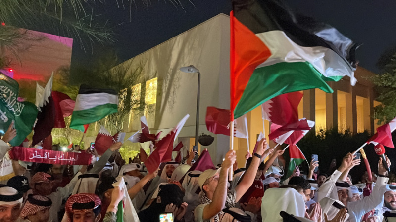 فاز العلم الفلسطيني في مونديال قطر