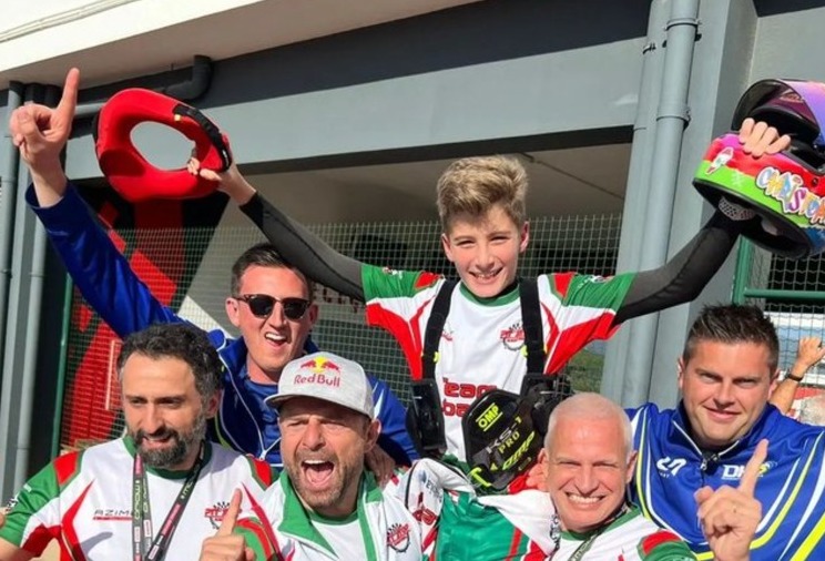كريستوفر فغالي أول سائق لبناني يفوز ببطولة العالم للكارتينغ عن فئة "ميني ماكس"