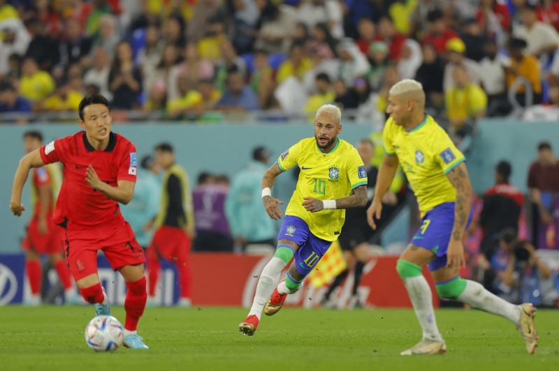 البرازيل الى الربع النهائي بعد فوزها على كوريا الجنوبية 4 - 1