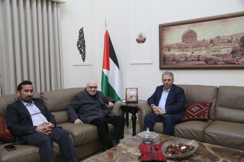 السفير دبور يلتقي الامين العام المساعد لجامعة الدول العربية السفير عبد الرحمن الصلح