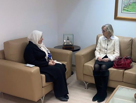 بهية الحريري تلتقي سفيرة السويد في لبنان آن ديسمور