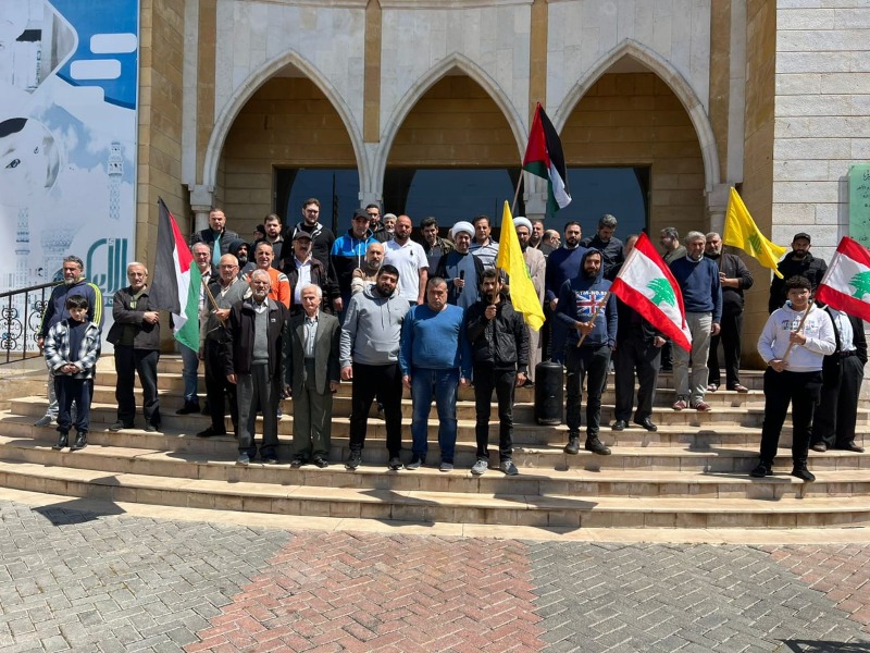 "الحزب" نظم وقفات تضامنية بيوم القدس في صيدا وبلدات الجوار