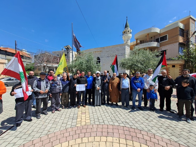 "الحزب" نظم وقفات تضامنية بيوم القدس في صيدا وبلدات الجوار