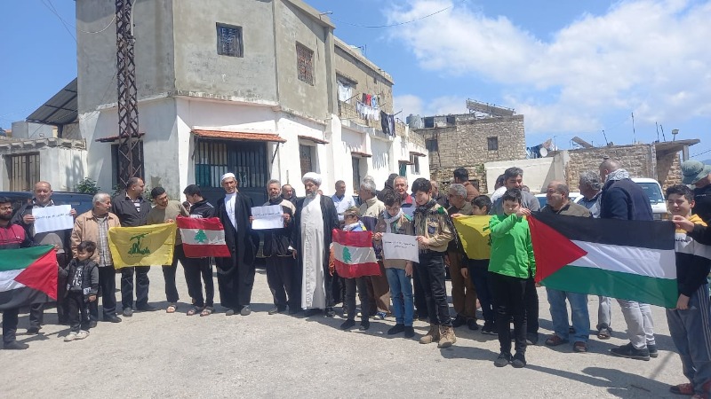 "الحزب" نظم وقفات تضامنية بيوم القدس في صيدا وبلدات الجوار