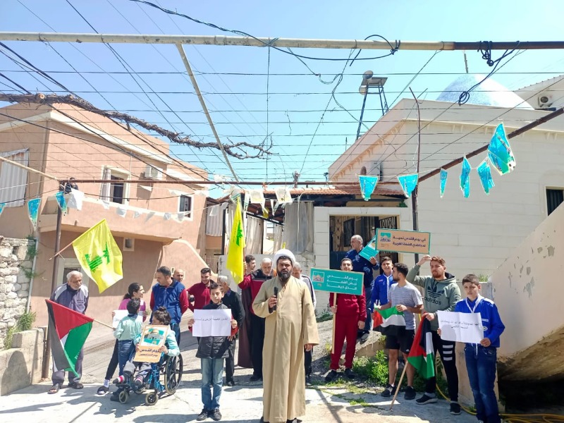 "الحزب" نظم وقفات تضامنية بيوم القدس في صيدا وبلدات الجوار