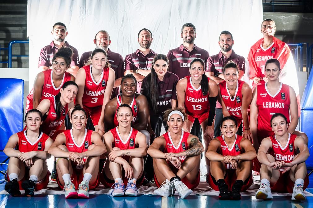 بعثة منتخب لبنان للسيدات لكرة السلة الى كأس آسيا
