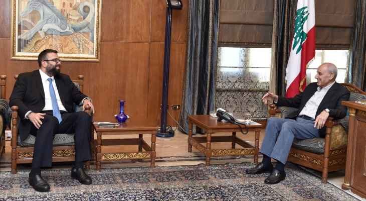 الرئيس بري التقى أحمد الحريري وعرض معه الاوضاع العامة