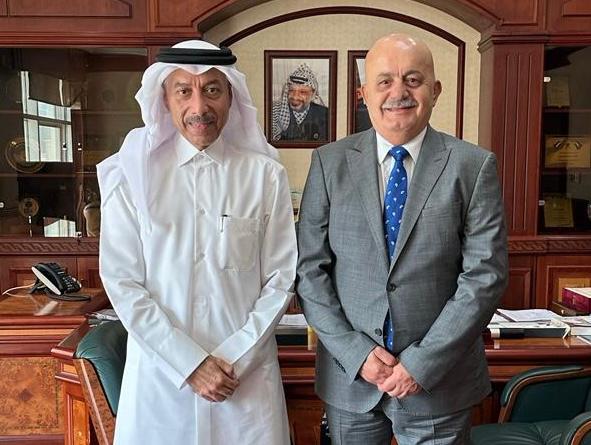 السفير يونس يستقبل سفير دولة قطر لدى الامارات