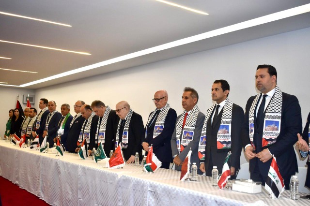 السفراء العرب في لبنان يتضامنون مع الشعب الفلسطيني بمواجهة العدوان الاسرائيلي