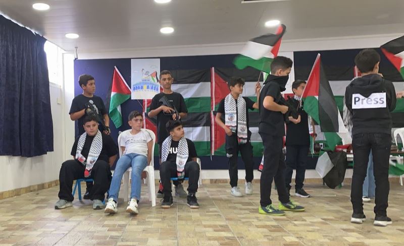 طلاب غلوبال انترناشونال سكول نظّموا وقفة تضامنية مع غزة