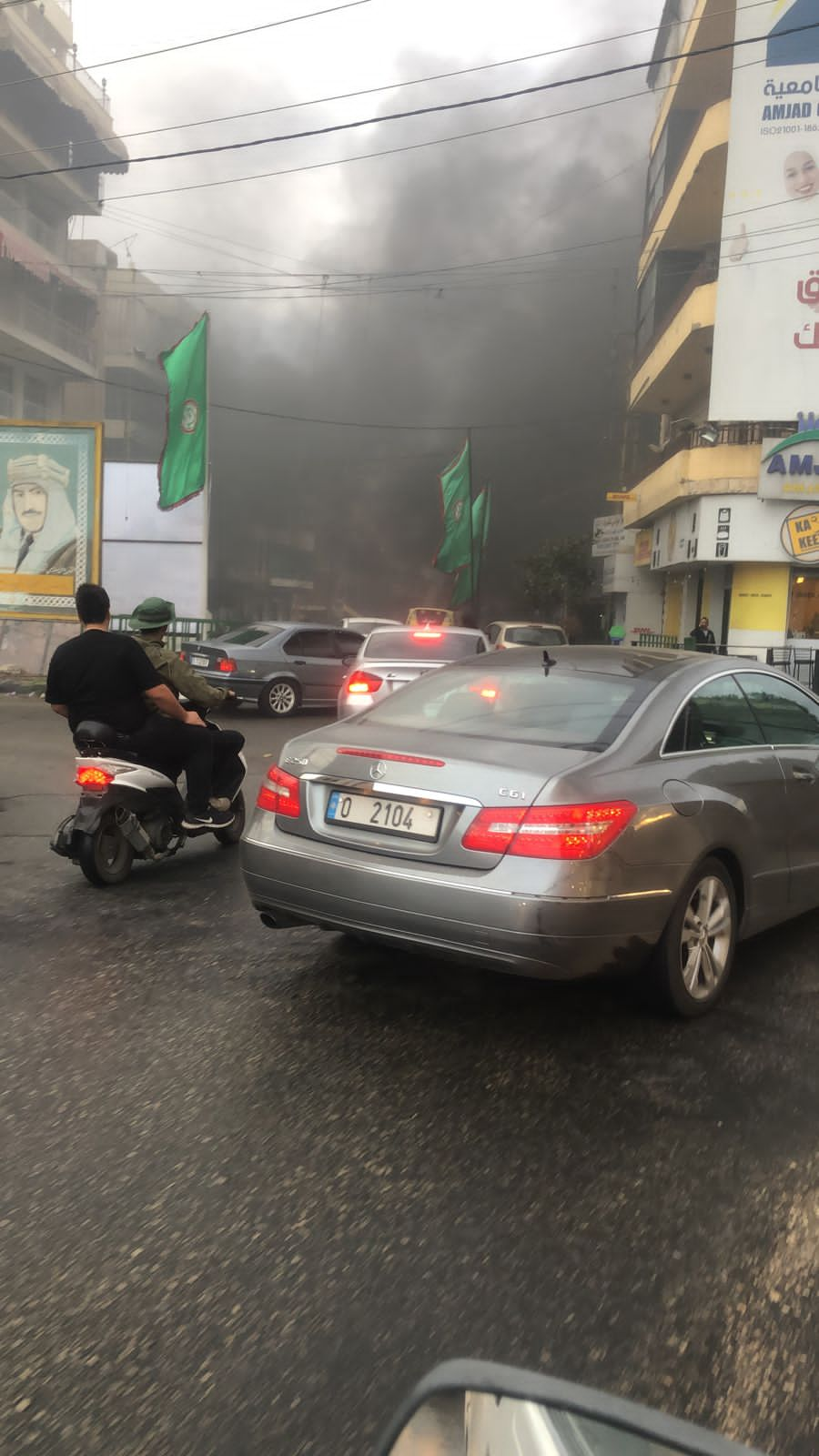 بالصور - حريق كبير في النبطية!