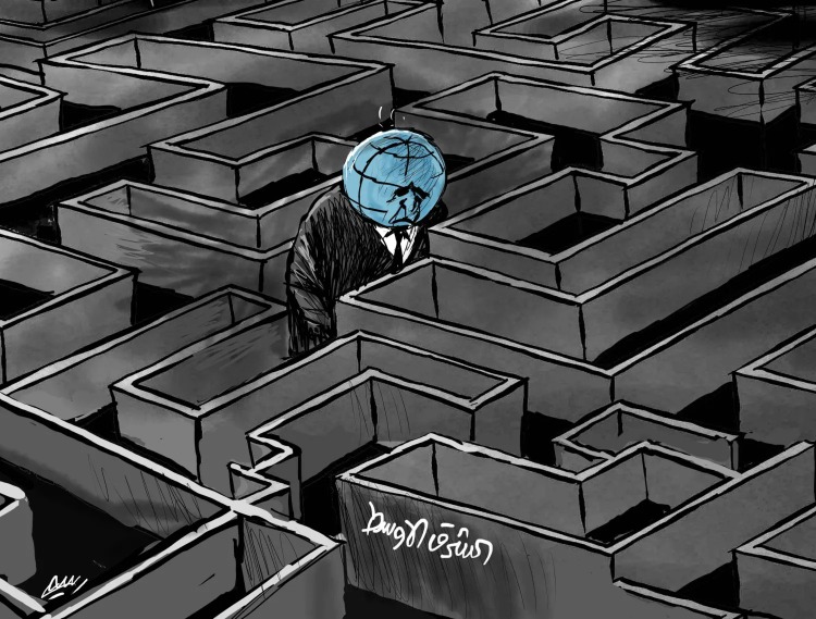 الشرق الأوسط - كاريكاتير امجد رسمي