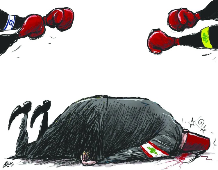 لبنان - كاريكاتير أمجد رسمي