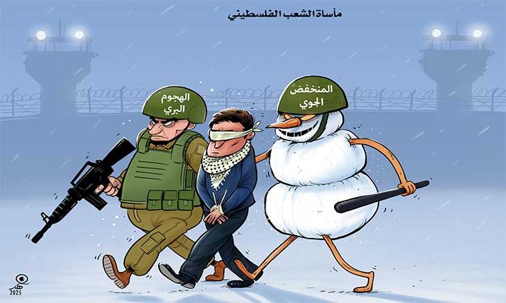 مأساة الشعب الفلسطيني…